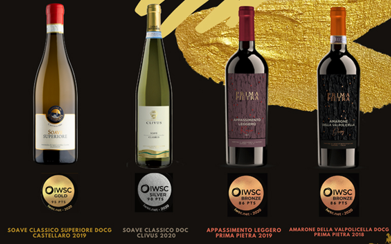 Oro, argento e bronzo dall’International Wine Spirit Competion